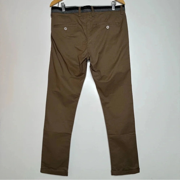 RARE RABBIT Men’s Daron 2 Cotton Stretch Trousers Pants in Tan Size 34 - Picture 9 of 13